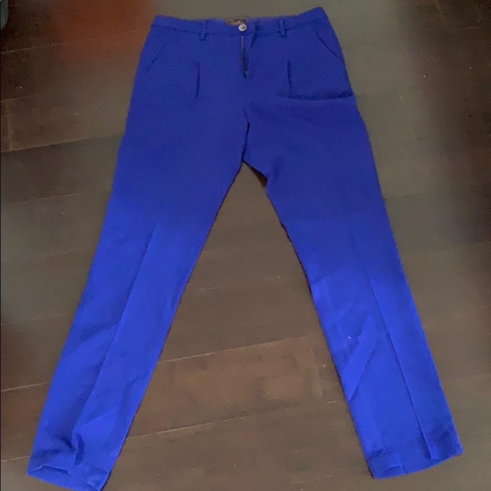 Madewell x Buckley Tailors Colorwheel Blue Trousers